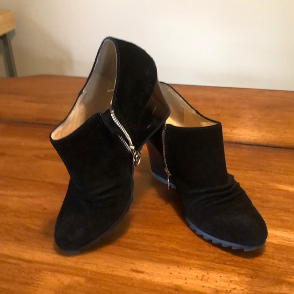 Michael Kors Shoes - Michael Kors Black Suede Booties